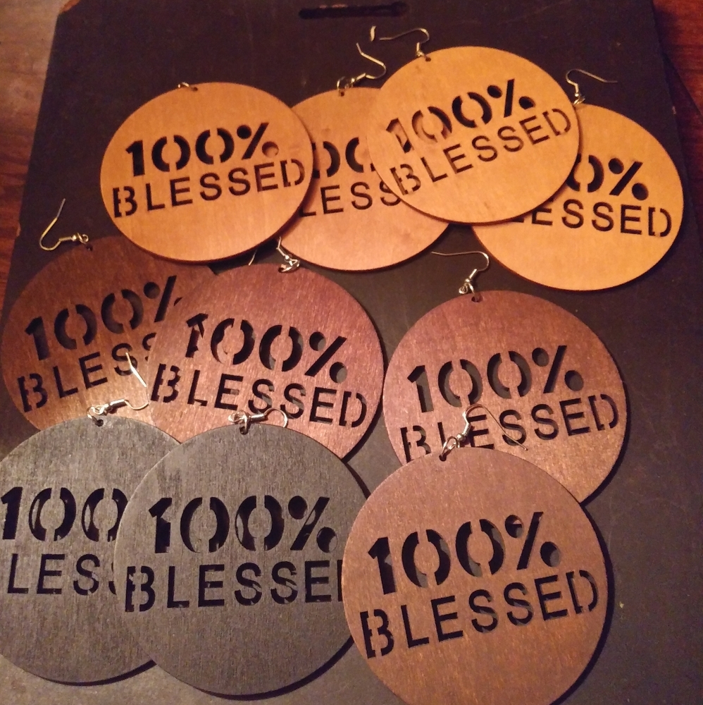 Gorgeous Handmade Wooden Earrings